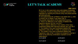CSIR NET Life Science Previous Year Questions and Solution on DNA REPLICATION