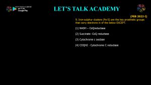 CSIR NET Life Science Previous Year Questions and Solution on Biochemistry