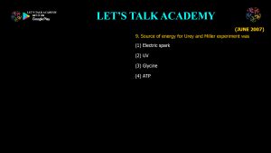 CSIR NET Life Science Previous Year Questions and Solution on Origin of cell and Unicellular Evolution