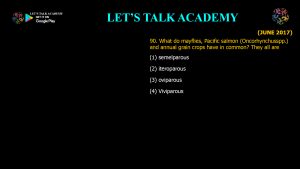 CSIR NET Life Science Previous Year Questions and Solution on Ecology