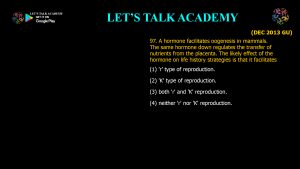 CSIR NET Life Science Previous Year Questions and Solution on Population Ecology
