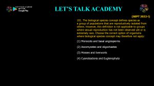 CSIR NET Life Science Previous Year Questions and Solution on The Mechanisms of Evolution