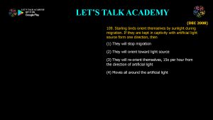 CSIR NET Life Science Previous Year Questions and Solution on Brain, Behavior and Evolution