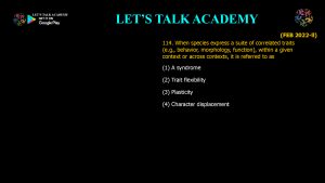 CSIR NET Life Science Previous Year Questions and Solution on Brain, Behavior and Evolution