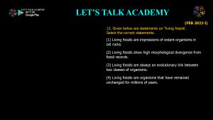 CSIR NET Life Science Previous Year Questions and Solution on Emergence of Evolutionary Thoughts