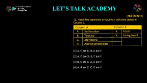 CSIR NET Life Science Previous Year Questions and Solution on Emergence of Evolutionary Thoughts