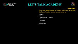 CSIR NET Life Science Previous Year Questions and Solution on Emergence of Evolutionary Thoughts