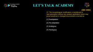 CSIR NET Life Science Previous Year Questions and Solution on Origin of cell and Unicellular Evolution