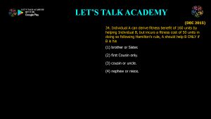 CSIR NET Life Science Previous Year Questions and Solution on Brain, Behavior and Evolution