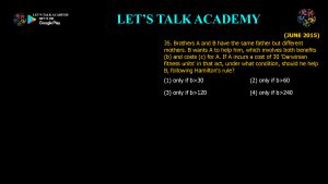 CSIR NET Life Science Previous Year Questions and Solution on Brain, Behavior and Evolution