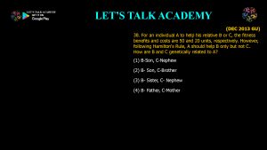 CSIR NET Life Science Previous Year Questions and Solution on Brain, Behavior and Evolution