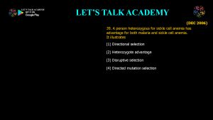 CSIR NET Life Science Previous Year Questions and Solution on Emergence of Evolutionary Thoughts