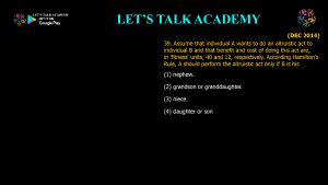 CSIR NET Life Science Previous Year Questions and Solution on EVOLUTION AND BEHAVIOUR