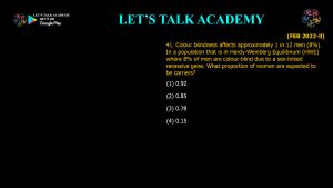 CSIR NET Life Science Previous Year Questions and Solution on The Mechanisms of Evolution