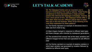 CSIR NET Life Science Previous Year Questions and Solution on Emergence of Evolutionary Thoughts