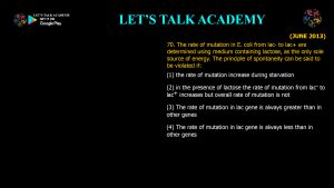 CSIR NET Life Science Previous Year Questions and Solution on Emergence of Evolutionary Thoughts