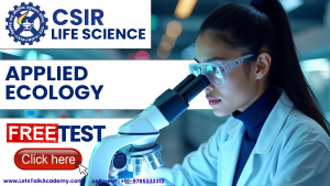 CSIR NET Life Science Free Test on Applied Ecology