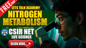 CSIR NET Life Science Free Test on Nitrogen Metabolism – Master Plant Physiology with Let’s Talk Academy