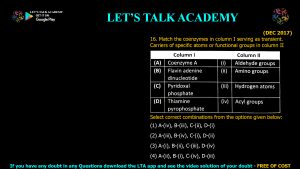 CSIR NET Life Science Previous Year Questions and Solution on Enzymes Kinetics