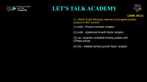 CSIR NET Life Science Previous Year Questions and Solution on cancer