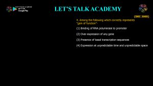CSIR NET Life Science Previous Year Questions and Solution on cancer