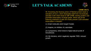 CSIR NET Life Science Previous Year Questions and Solution on Cell-Cell Communication
