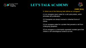 CSIR NET Life Science Previous Year Questions and Solution cell biology