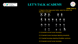 CSIR NET Life Science Previous Year Questions and Solution on CHROMOSOMES ABERRATIONS