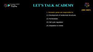 CSIR NET Life Science Previous Year Questions and Solution on Basic Concepts of Development