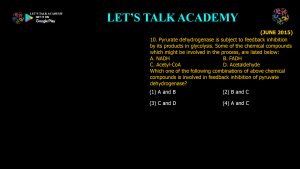 CSIR NET Life Science Previous Year Questions and Solution PHOTORESPIRATION AND RESPIRATION
