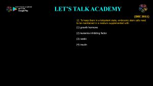 CSIR NET Life Science Previous Year Questions and Solution on Animal Cell Culture and Transgenic Animals