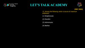 CSIR NET Life Science Previous Year Questions and Solution on Microbial Fermentation
