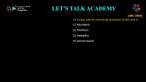 CSIR NET Life Science Previous Year Questions and Solution on Microbial Fermentation
