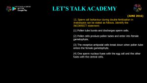 CSIR NET Life Science Previous Year Questions and Solution on Basic Concepts of Development