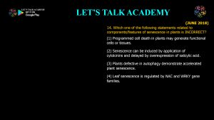 CSIR NET Life Science Previous Year Questions and Solution Plant Physiology