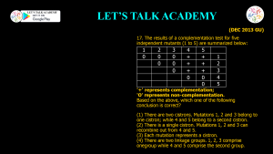 CSIR NET Life Science Previous Year Questions and Solution on CONCEPTS OF GENE