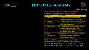 CSIR NET Life Science Previous Year Questions and Solution on Bioremediation and Phytoremediation