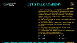 CSIR NET Life Science Previous Year Questions and Solution on Morphogenesis and Organogenesis in Animals