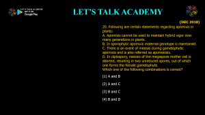 CSIR NET Life Science Previous Year Questions and Solution on Basic Concepts of Development