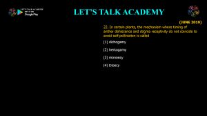 CSIR NET Life Science Previous Year Questions and Solution on Morphogenesis and Organogenesis in Plants