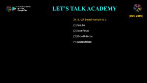 CSIR NET Life Science Previous Year Questions and Solution on Microbial Fermentation