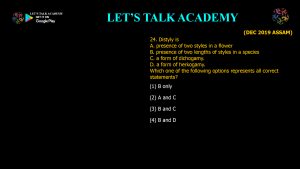 CSIR NET Life Science Previous Year Questions and Solution on Basic Concepts of Development