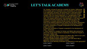 CSIR NET Life Science Previous Year Questions and Solution on Drosophila Development