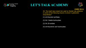 CSIR NET Life Science Previous Year Questions and Solution Plant Physiology