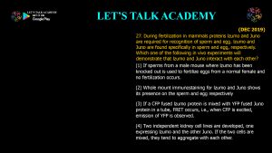 CSIR NET Life Science Previous Year Questions and Solution on Cell-Cell Communication