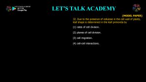 CSIR NET Life Science Previous Year Questions and Solution on Morphogenesis and Organogenesis in Plants