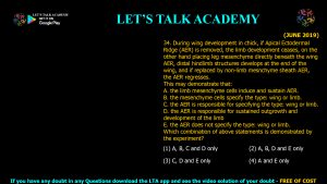 CSIR NET Life Science Previous Year Questions and Solution on Morphogenesis and Organogenesis in Animals