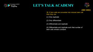 CSIR NET Life Science Previous Year Questions and Solution on Basic Concepts of Development
