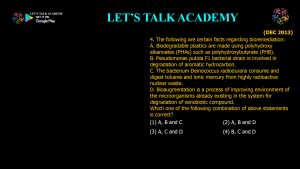 CSIR NET Life Science Previous Year Questions and Solution on Bioremediation and Phytoremediation