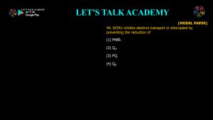 CSIR NET Life Science Previous Year Questions and Solution PHOTOSYNTHESIS